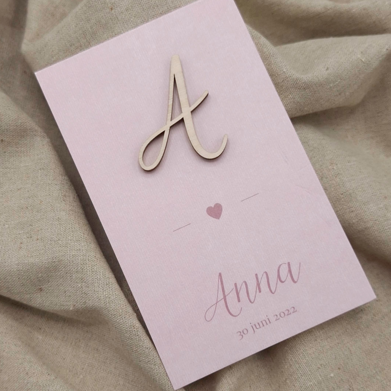 Houten letter