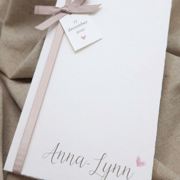 Taupe lint handgestrikt